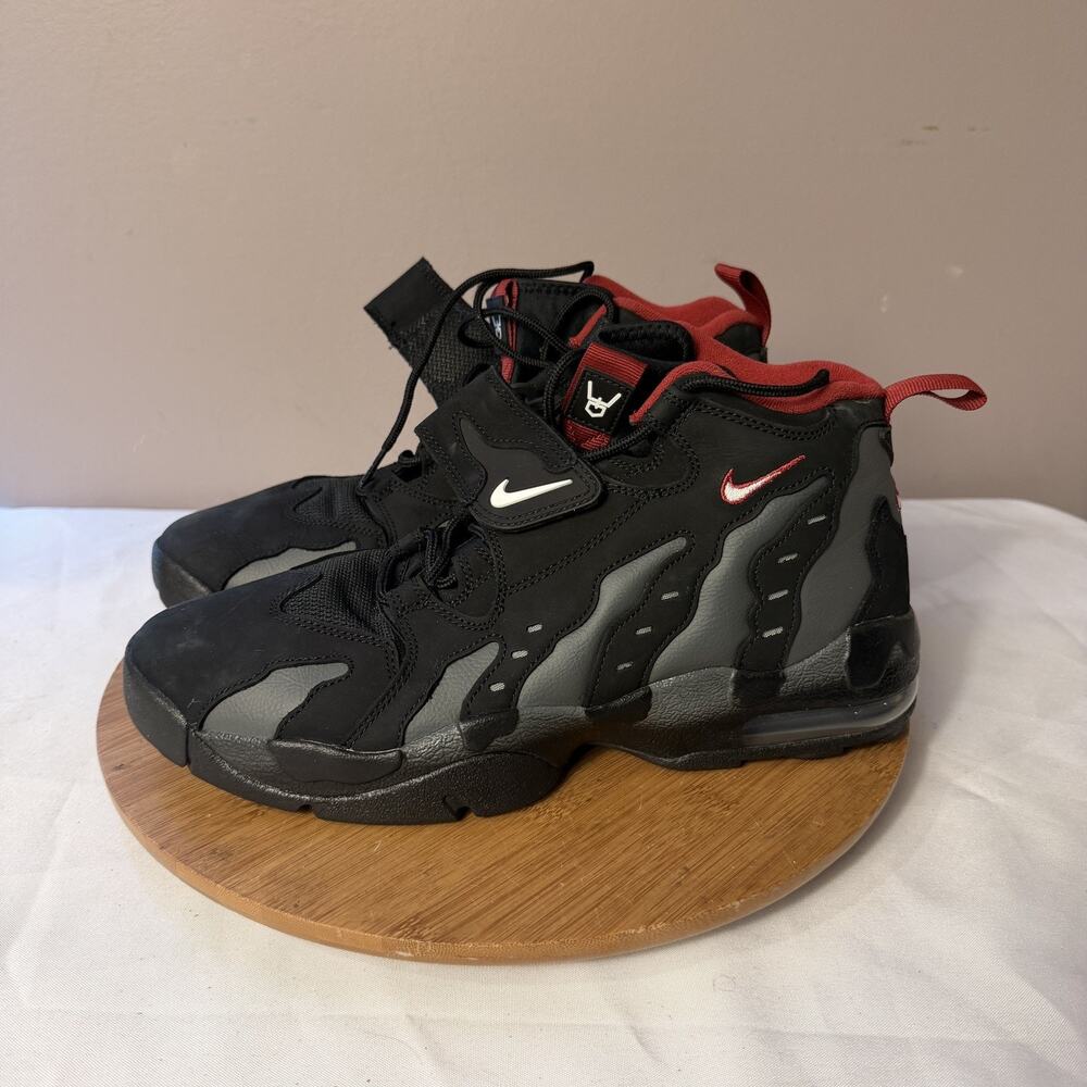 Nike Air DT Max '96 Falcons Black Anthracite Grey Red HQ3620-010 Men's Size 12